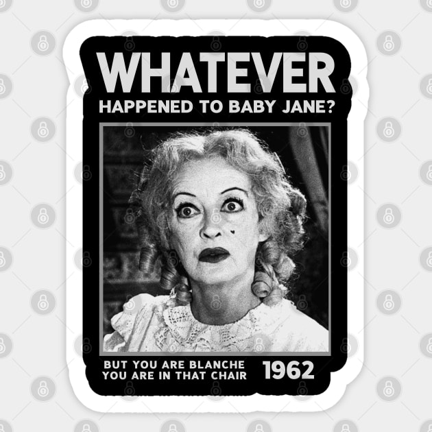 Baby Jane 1962 retro Sticker by HighRollers NFT